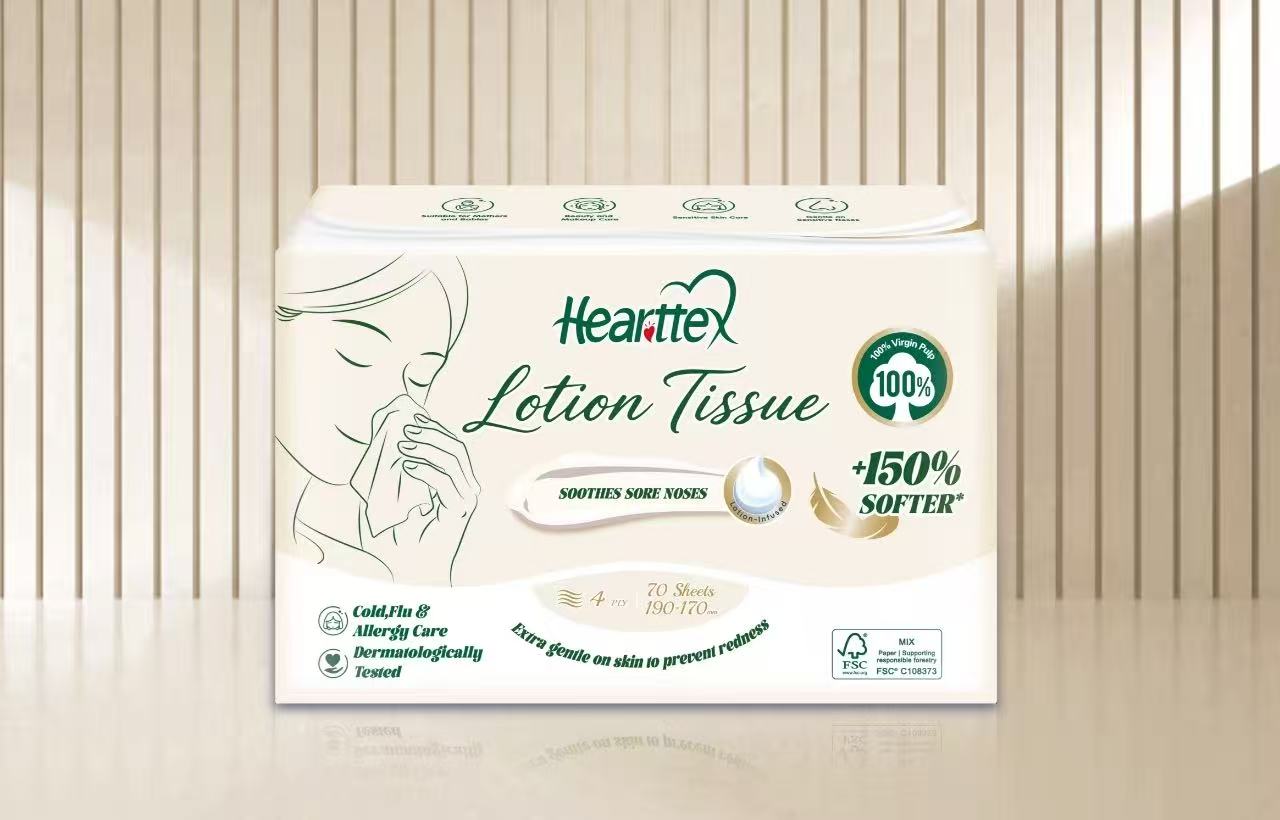 Hearttex Extra Soft & Moisturising Lotion Tissue