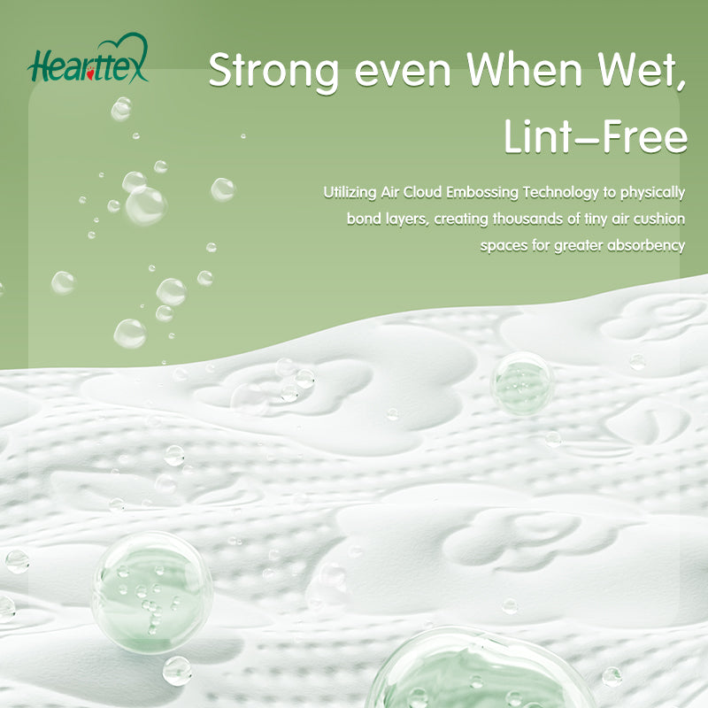 Hearttex Cloud Soft 3D Embossed  3 Ply 10 Bags