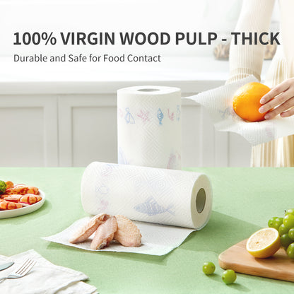 Hearttex Embossed Kitchen Towel 2 Rolls Pack