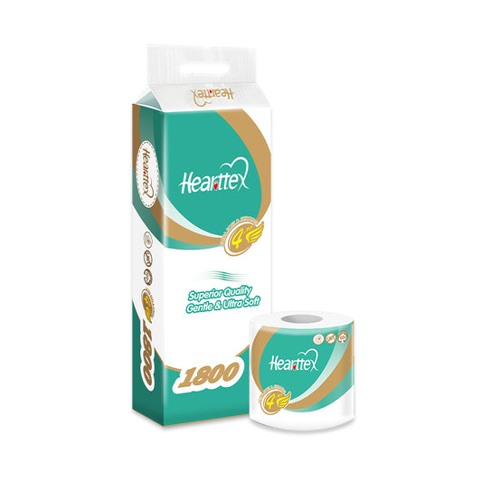 Hearttex Classic 180g 4 Ply Toilet Roll 10 Rolls