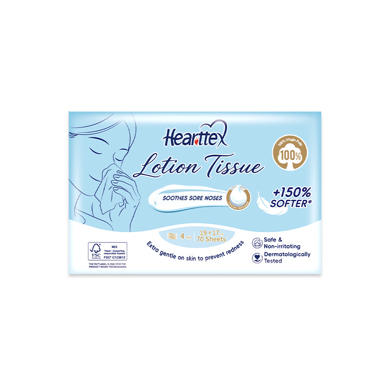 Hearttex Extra Soft & Moisturising Lotion Tissue