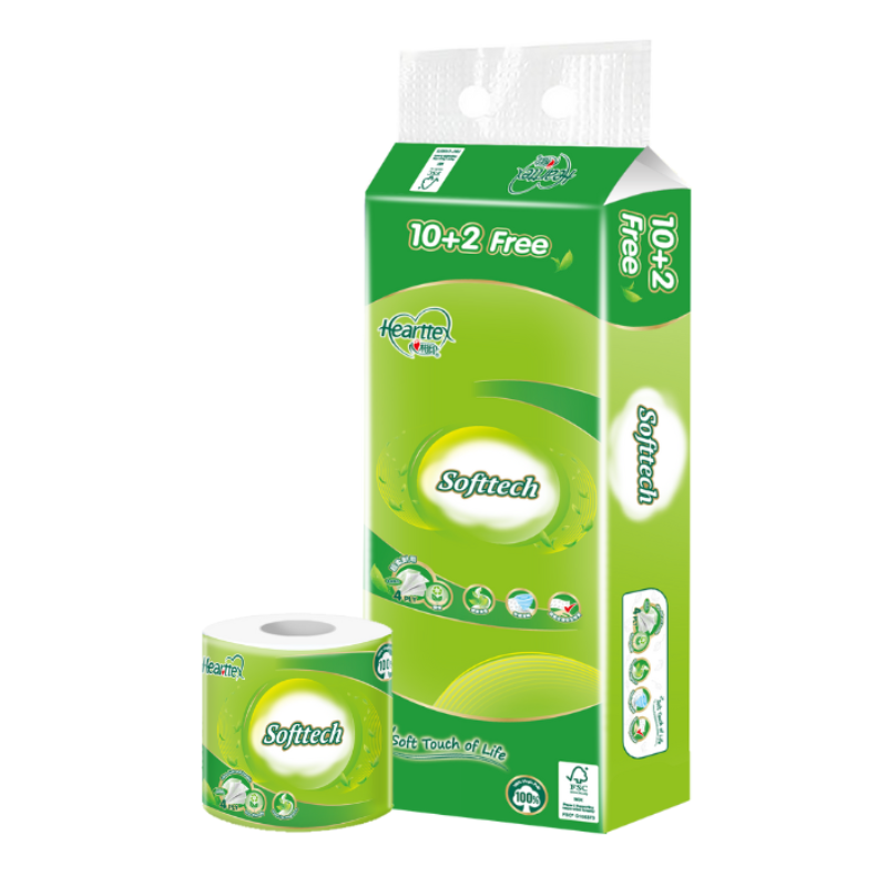 Hearttex Premium Green Tea 4Ply toilet paper