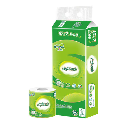 Hearttex Premium Green Tea 4Ply toilet paper