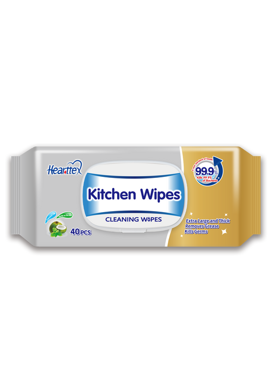 Hearttex Kitchen Cleaning Wipes 40 Wipes